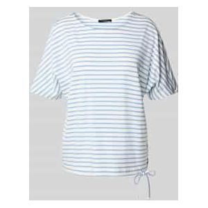 T-shirt met tunnelkoord in de zoom