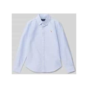 Regular fit overhemdblouse met labelpatch, model 'TRINETTEOX'