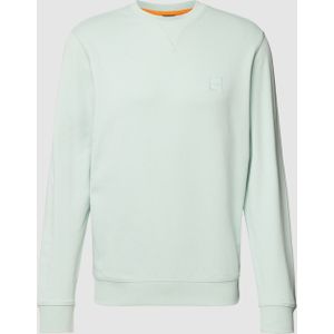Sweatshirt met labelstitching, model 'Westart'