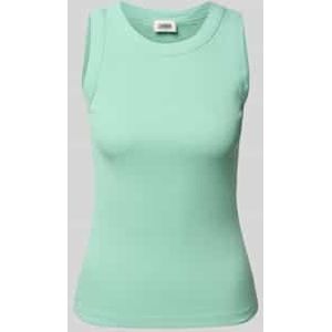 Tanktop in riblook, model 'OLINA'