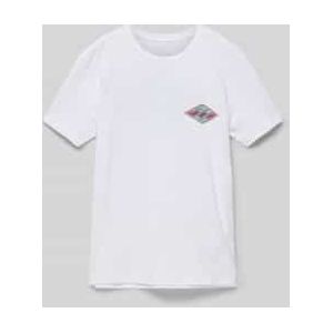 T-shirt met ronde hals, model 'CRAYON WAVE'