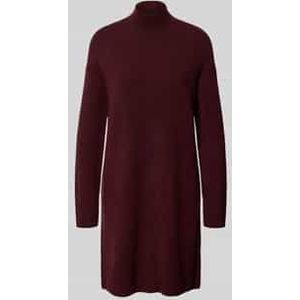 Oversized gebreide jurk van scheerwolmix