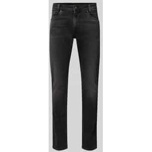 Tapered fit jeans van katoenmix, model 'SPIKE'