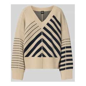 Oversized gebreide pullover van een mix van scheerwol en kasjmier, model 'FUDALI'