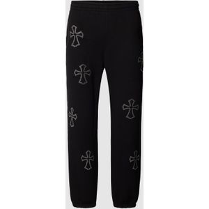 Sweatpants met strass-steentjes