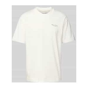 Marc O'Polo - T-shirt - Effen - Katoen - Relaxed Fit