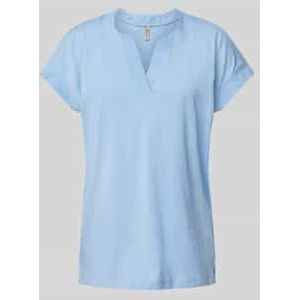 T-shirt met V-hals, model 'DERBY'