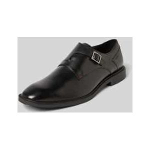 Monkstraps van leer met rolsluiting, model 'GRYFF'
