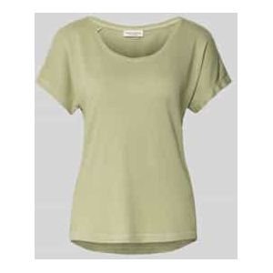 Relaxed fit T-shirt van een mix van katoen en viscose
