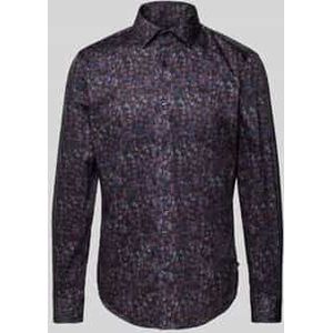 Regular fit vrijetijdsoverhemd met kentkraag, model 'Trostol'