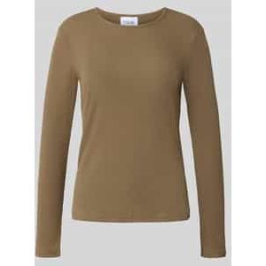 Shirt met lange mouwen en labelstitching, model 'RIO'