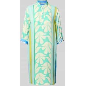 Overhemdjurk van viscose met knoopsluiting