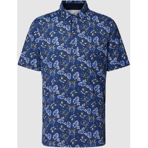 Poloshirt met all-over bloemenmotief, model 'Pico'