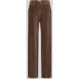 Corduroy broek met elastische band en steekzakken, model 'MAINE'