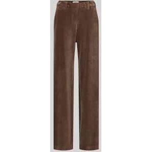 Corduroy broek met elastische band en steekzakken, model 'MAINE'