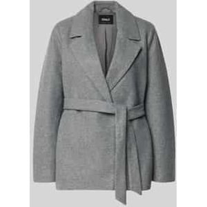 Only - Alvilda Life - Lange Jas - Mêlee - Regular Fit - Reverskraag