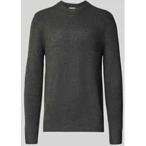 Regular fit gebreide pullover met ronde hals, model 'Heine'