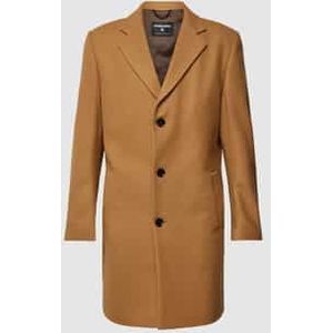 Lange jas met reverskraag, model 'Adria'
