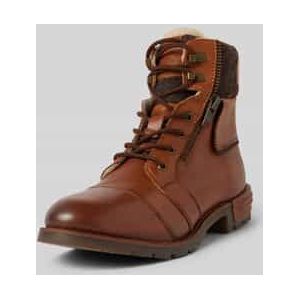 Boots van leermix, model 'Sentra'