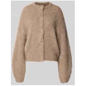 Gebreid jack met knoopsluiting, model 'Tamanah'