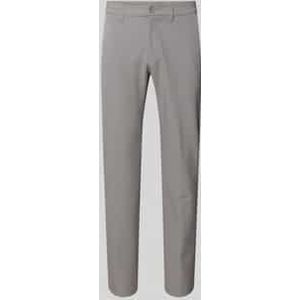 Slim fit stoffen broek van waterafstotend materiaal, model 'COMMUTER'