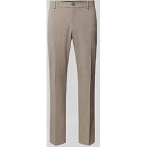 Slim fit pantalon met structuurmotief, model 'LIAM'