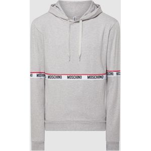 Hoodie met logostrepen