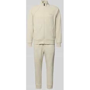 Regular fit sweatpak van katoenmix, model 'TRACKSUIT SET'