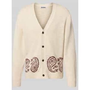 Gebreid jack met V-hals