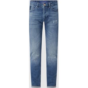 Regular slim fit jeans met stretch, model 'Ralston'