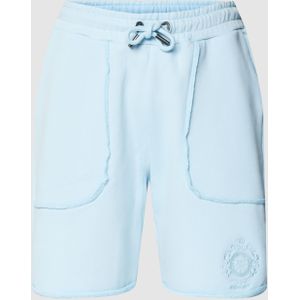 Sweatshorts met binnenstebuitennaden