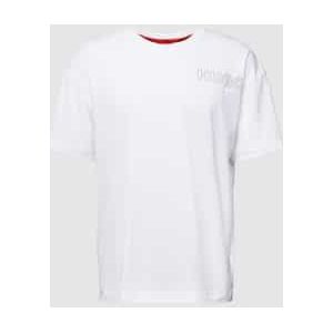 T-shirt met labelprint, model 'Unite'