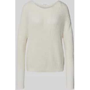 Gebreide pullover met extra brede schouders