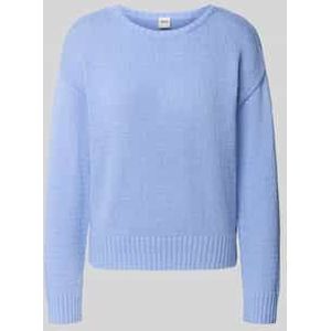 Gebreide pullover met ribboorden, model 'LISA'