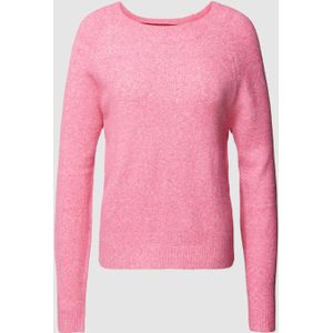 Gebreide pullover met ronde hals, model 'DOFFY'