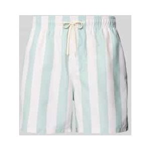 Korte zwembroek met streepmotief, model 'DANE'