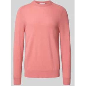 Pullover van kasjmier met ronde hals