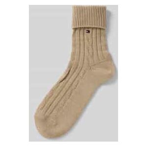 Gebreide sokken met wol