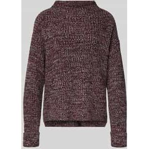 Regular fit gebreide pullover van katoenmix, model 'SELMA'
