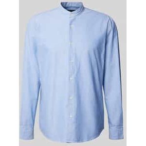 Regular fit vrijetijdsoverhemd met opstaande kraag