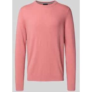 Regular fit kasjmier pullover met ronde hals