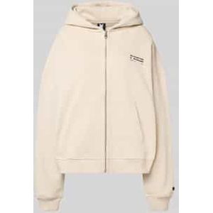 Oversized sweatjack met kangoeroezak