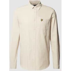 Slim fit vrijetijdsoverhemd met button-downkraag