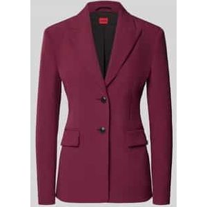 Regular fit blazer met gepunte reverskraag, model 'ASMALLA-1'