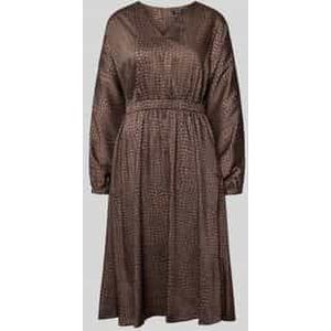 JOOP! - DAKOTA - Knielange Jurk - V-hals - Getailleerde Pasvorm