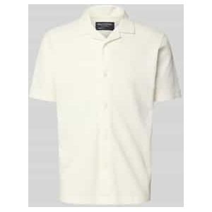 Regular fit vrijetijdsoverhemd van katoenmix