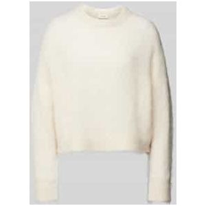 Gebreide pullover met ronde hals