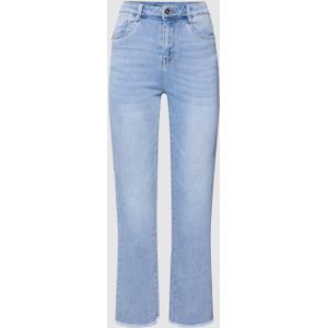 Flared cut jeans met gerafelde zoom, model 'MIMI'