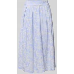 Midirok met plooien, model 'KYLIE'