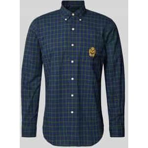 Classic fit vrijetijdsoverhemd met labelstitching